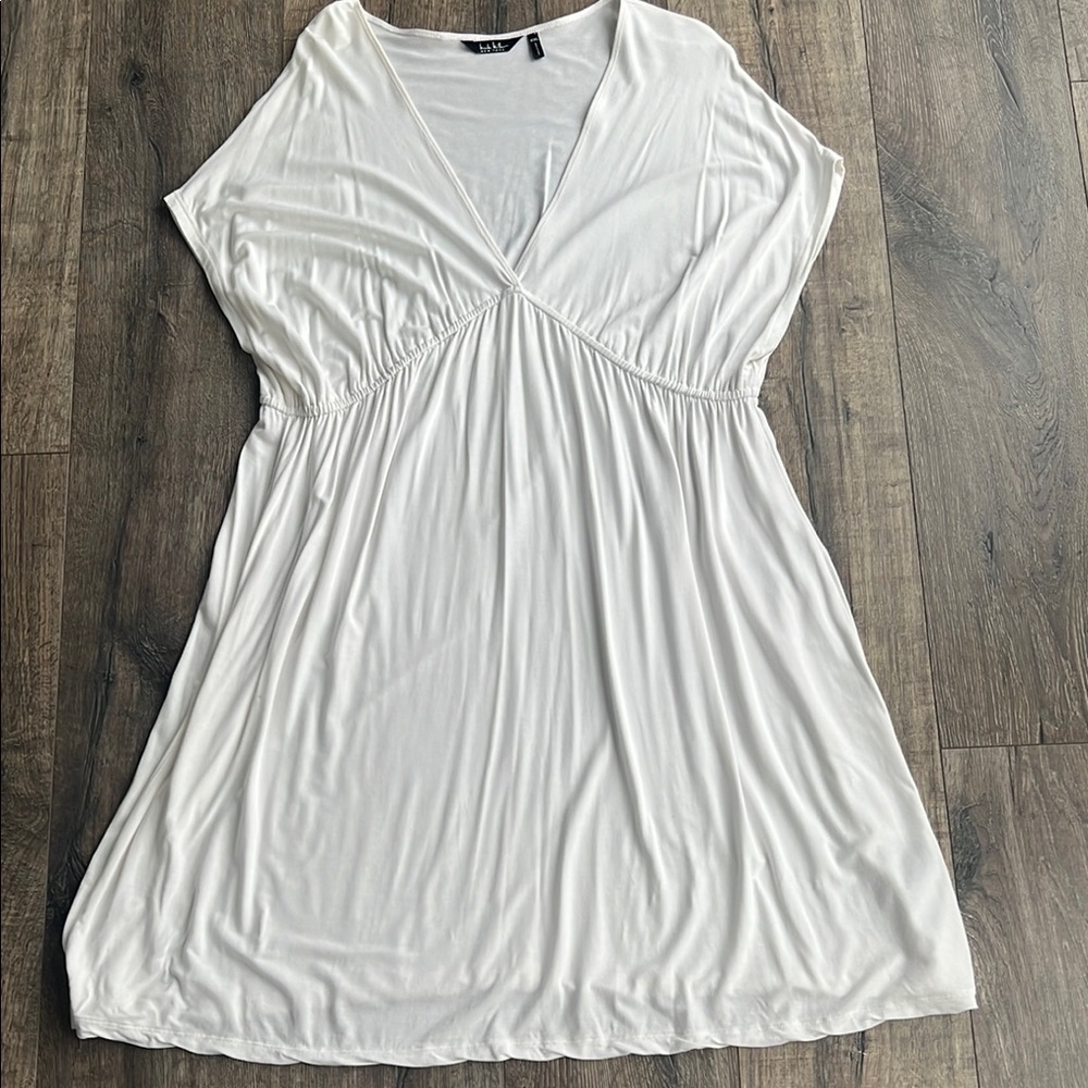 Nicole Miller White Dressy Bathing Suit Coverup